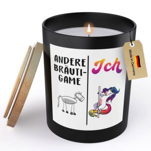22Feels Duftkerze Deko Bräutigam Geschenk Hochzeit Groom To Be Einhorn Hochzeitsgeschenk