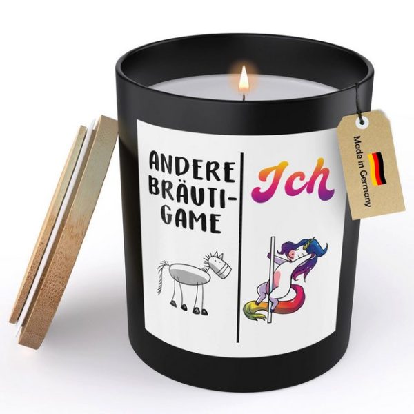 22Feels Duftkerze Deko Bräutigam Geschenk Hochzeit Groom To Be Einhorn Hochzeitsgeschenk
