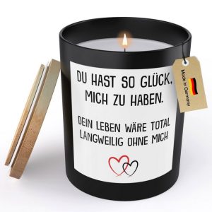 22Feels Duftkerze Deko Frauen Geschenk Jahrestag Valentinstag Bday Hochzeitstag Paar