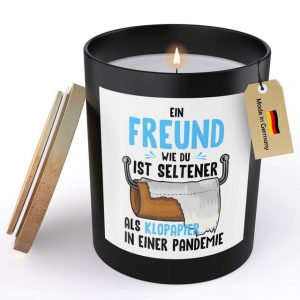 22Feels Duftkerze Deko Jahrestag Geschenk Freund Männer Valentinstag Weihnachten Bday