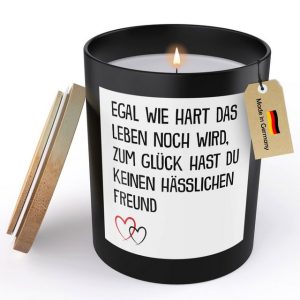 22Feels Duftkerze Deko Jahrestag Geschenk Freundin Frauen Valentinstag Bday Weihnachten