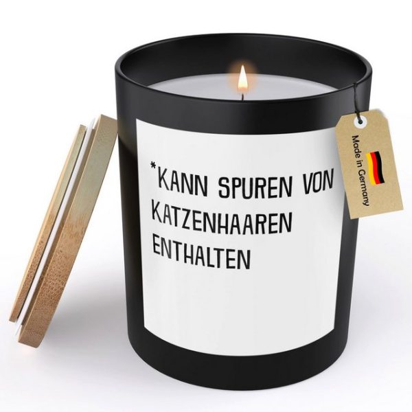22Feels Duftkerze Deko Katzen Lustig Katzenmama Geschenk Cat Moms Spruch Frauen