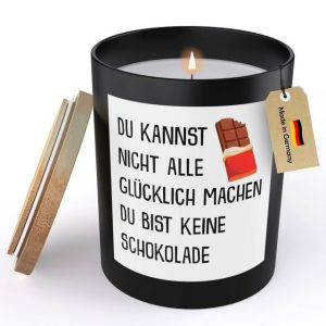 22Feels Duftkerze Deko Lustiges Humor MannWitzig Motiv Geschenk Büro Frauen Wohnzimmer