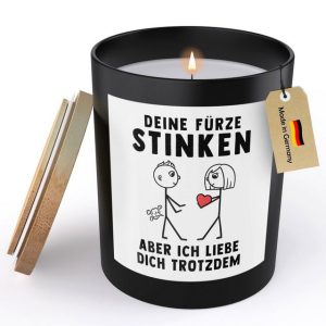 22Feels Duftkerze Deko Mann Geschenk Jahrestag Valentinstag Geburtstag Hochzeitstag Paar
