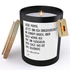 22Feels Duftkerze Deko Schwangerschaft Geschenk Frauen Werdende Mama Muttertag To Be
