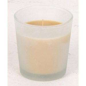 BURI Tafelkerze Airwick Duftkerze Vanilla & Brown Sugar Raumduft Innen Dekoration Glas