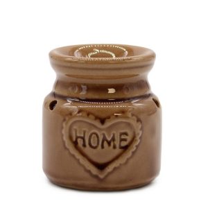 Bali-Homedecor Duftlampe Kleine Raumduftlampe Grau - Home