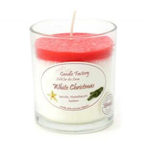 Candle Factory Duftkerze Candle Factory Party Light Kerze White Christmas Raumduft Duftkerze
