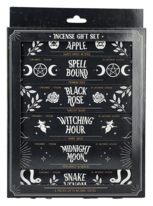 Figuren Shop GmbH Räucherstäbchen Räucherstäbchen Geschenk-Set - Midnight Ritual - magischer Raumduft Ge (6-St)