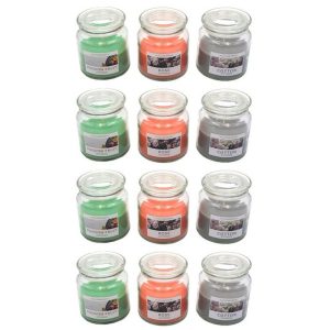 HAC24 Duftkerze Aromakerze Raumduft Duft Kerze (12-tlg)