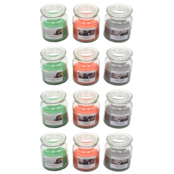HAC24 Duftkerze Aromakerze Raumduft Duft Kerze (12-tlg)