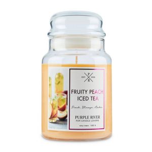 Purple River Duftkerze Fruity Peach Iced Tea - 623g (1-tlg)
