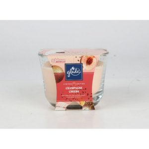 SC Johnson Professional Tafelkerze 4x GLADE Duftkerzen 224g Champagne Cheers Glas Frische Raumdüfte Aroma