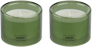 SCHÖNER WOHNEN-Kollektion Duftkerze »Basil M« (2-tlg)