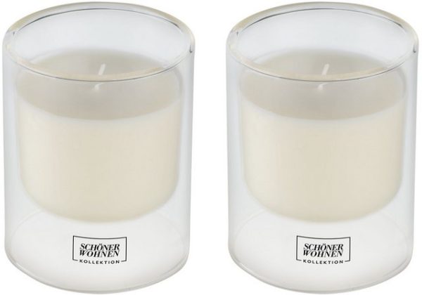 SCHÖNER WOHNEN-Kollektion Duftkerze »Lemongrass L« (2-tlg)