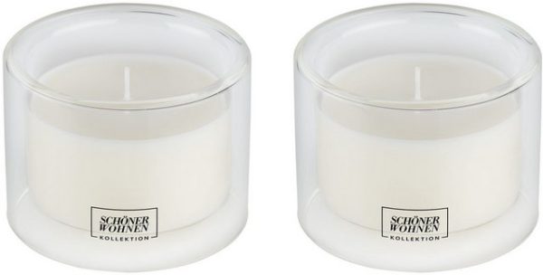 SCHÖNER WOHNEN-Kollektion Duftkerze »Lemongrass M« (2-tlg)