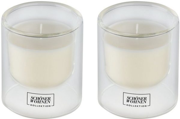 SCHÖNER WOHNEN-Kollektion Duftkerze »Lemongrass S« (2-tlg)