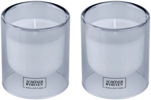 SCHÖNER WOHNEN-Kollektion Duftkerze »Soft Cotton S« (2-tlg)