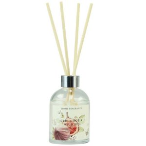 Viana Duftkerze Duftstäbchen Diffuser Bergamotte Feige 100ml Raumduft Glas