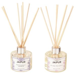 Viana Duftkerze Raumduft Diffuser Patchouli Pfingstrose Set 80ml 2St