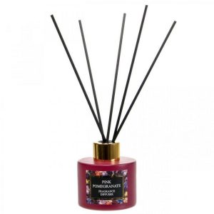 Viana Duftkerze Raumduft Diffusor Granatapfel Duftstäbchen Glas 75ml – Aromatherapie