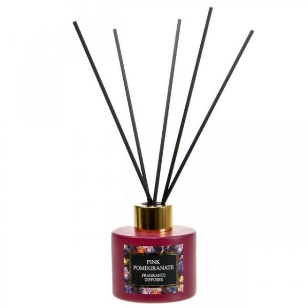Viana Duftkerze Raumduft Diffusor Granatapfel Duftstäbchen Glas 75ml – Aromatherapie