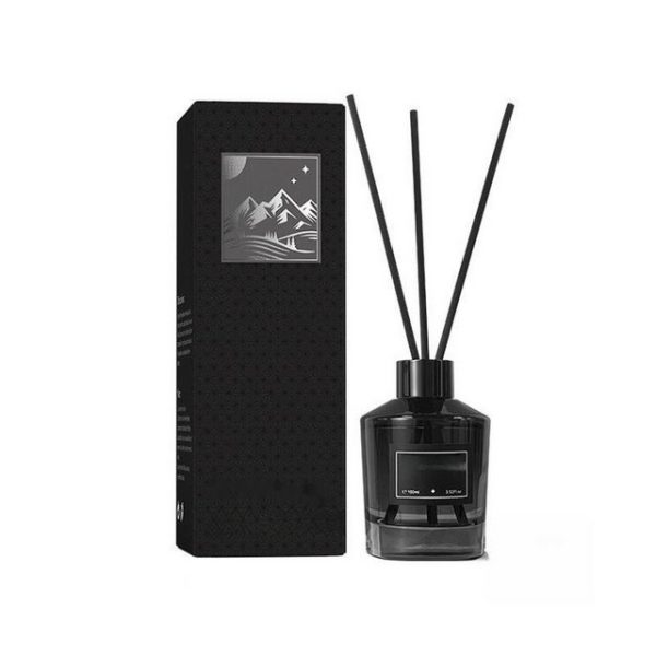YRIIOMO Räuchersäule Eleganter Raumduft mit natürlichen Rattanstäbchen – 100 ml Diffuser