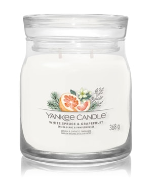 Yankee Candle White Spruce & Grapefruit Signature Jar Duftkerze