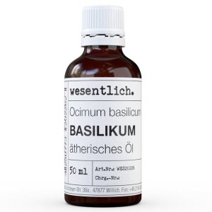 wesentlich. Duftlampe Basilikum 50ml - ätherisches Öl