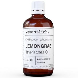 wesentlich. Duftlampe Lemongras 100ml - ätherisches Öl