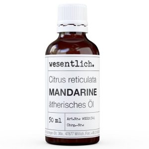 wesentlich. Duftlampe Mandarine 50ml - ätherisches Öl