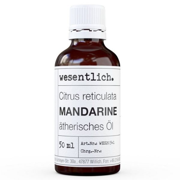 wesentlich. Duftlampe Mandarine 50ml - ätherisches Öl