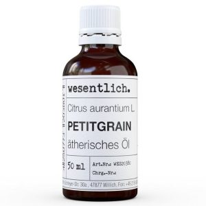 wesentlich. Duftlampe Petitgrain 50ml - ätherisches Öl