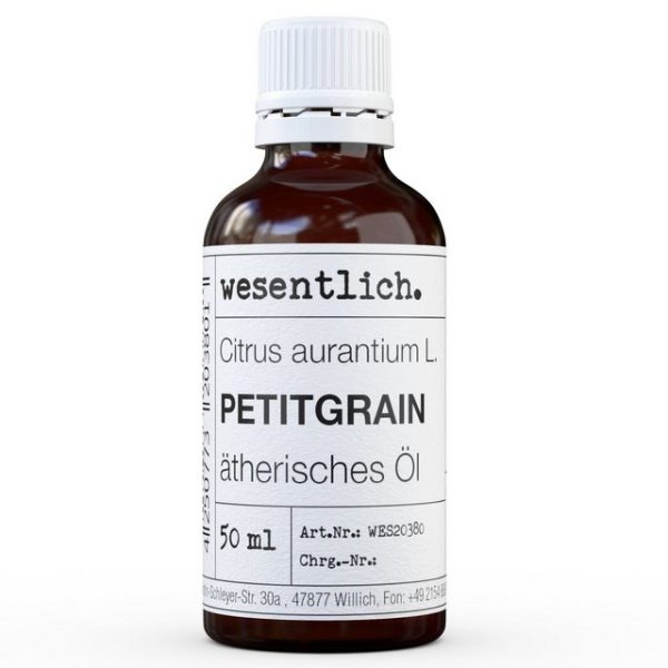 wesentlich. Duftlampe Petitgrain 50ml - ätherisches Öl