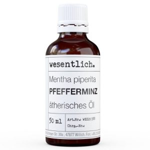 wesentlich. Duftlampe Pfefferminz 50ml - ätherisches Öl