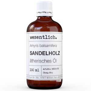 wesentlich. Duftlampe Sandelholz 100ml - ätherisches Öl