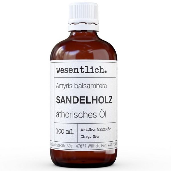 wesentlich. Duftlampe Sandelholz 100ml - ätherisches Öl