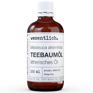 wesentlich. Duftlampe Teebaumöl 100ml - ätherisches Öl
