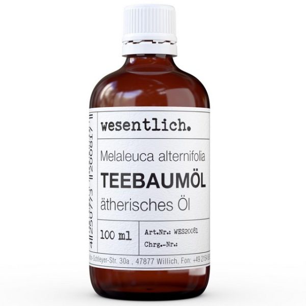 wesentlich. Duftlampe Teebaumöl 100ml - ätherisches Öl
